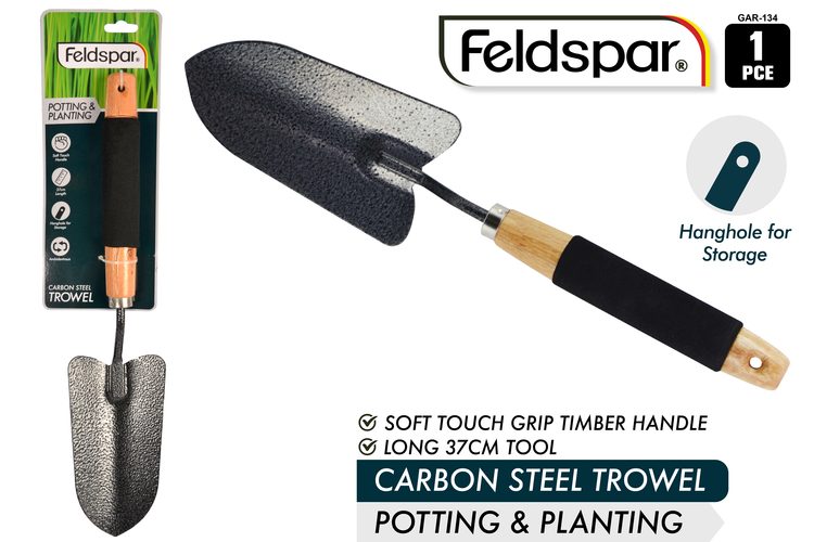 1 Piece Carbon Steel Trowel - 37 × 8 cm