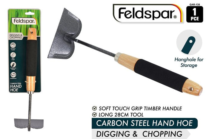1 Piece Carbon Steel Hand Hoe - 28 × 8 cm