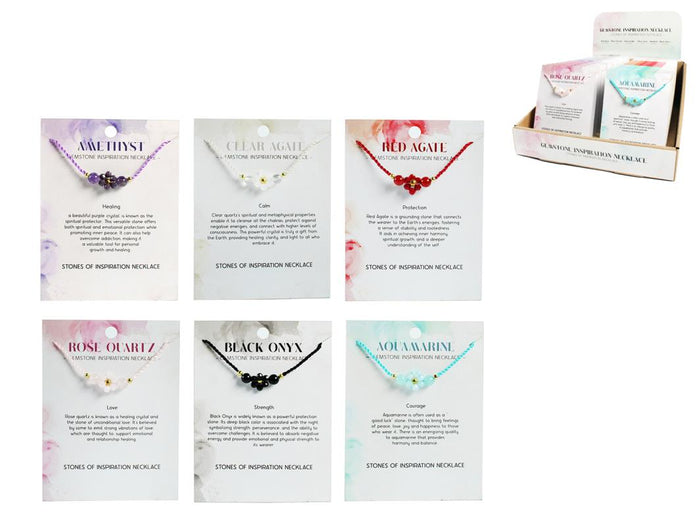 Floral Gemstone Necklace