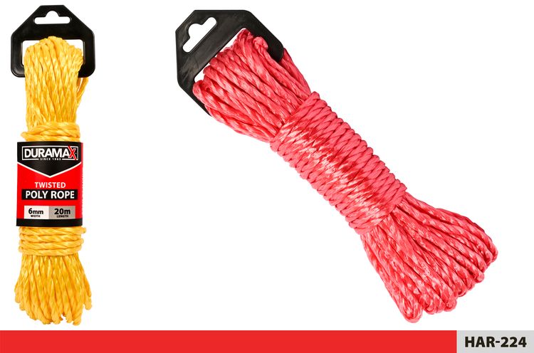1 Piece Polly Rope - 6 mm × 20 m