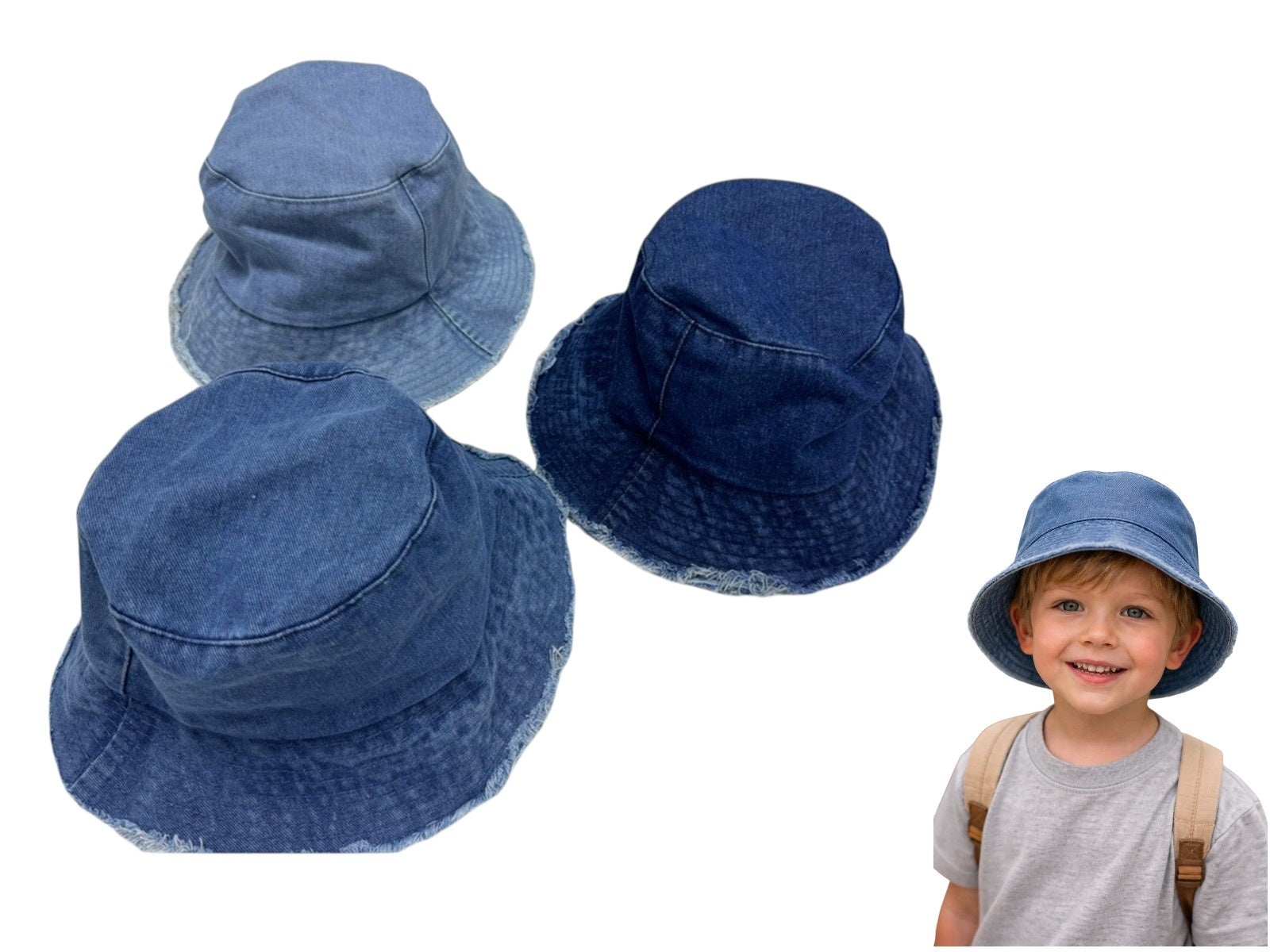 Fashion Denim Bucket Hat