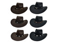 CowboyBlack/Brown Fashion Hat 6 Assorted