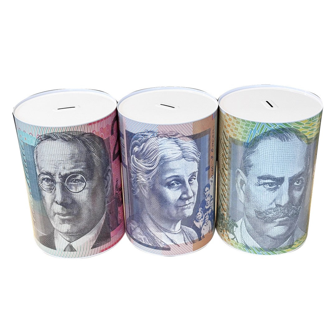 Money Tin Jmb 20 x 30cm product photo - Price Busters Variety