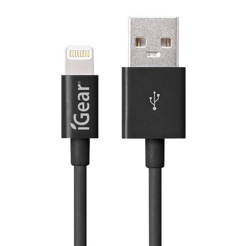 Cable Chge/Sync MFi Certified iPhone Black