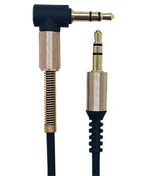 Audio Cable 3.5mm L-Shape Black