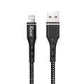 Cable Chge/Sync Braided H/D iPhone Black
