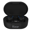 Earbuds Wireless with Smart Chge Case Black