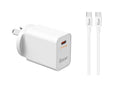 Charger 240V PD25W Type C with PD Type C to Type C Cable