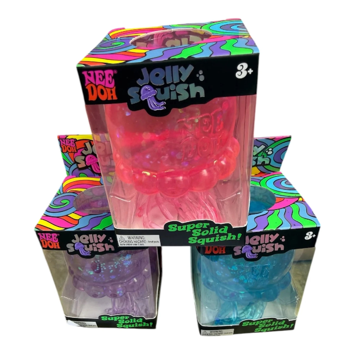 Jelly squish toy in an assorted colour, 8.5cm