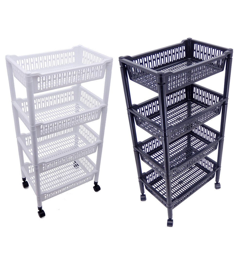 Cart 4 Level Bw 45 x 33 x 98cm product photo - Price Busters Variety