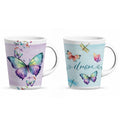 Latte Mugw/Butterfly & D'FlyDesign2 Assorted