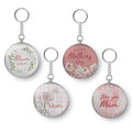 Glass Mum Photo Keyrings KL – 3.5cm