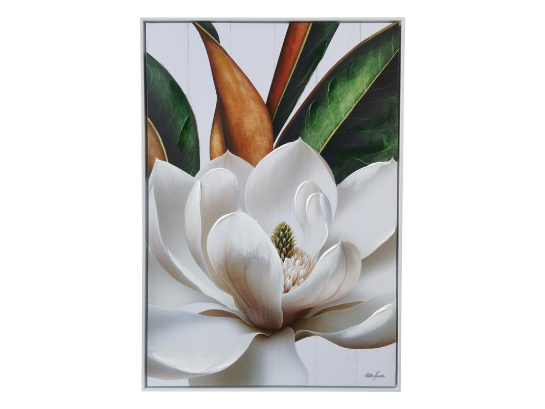 Magnolia Framed Canvas – 60 × 90cm