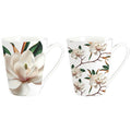 Mug with Magnolia Design 2 Assorted
