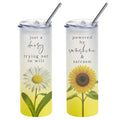 Sunflower Glass Tumbler