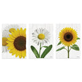 Sunflower/Daisy Linen Tea Towel – 50 × 70cm