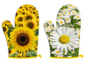 Set of 2 Sunflower/Daisy Oven Mi – 18 × 28cm