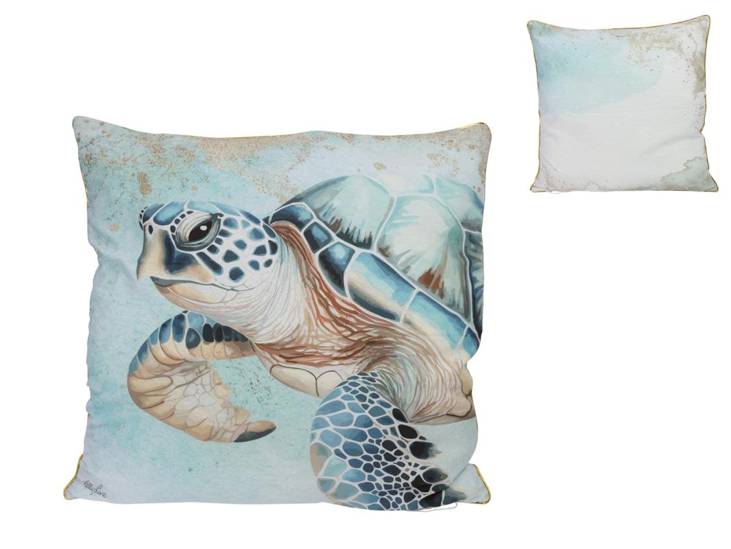 Turtle Double Sided Cushion – 60 × 60cm