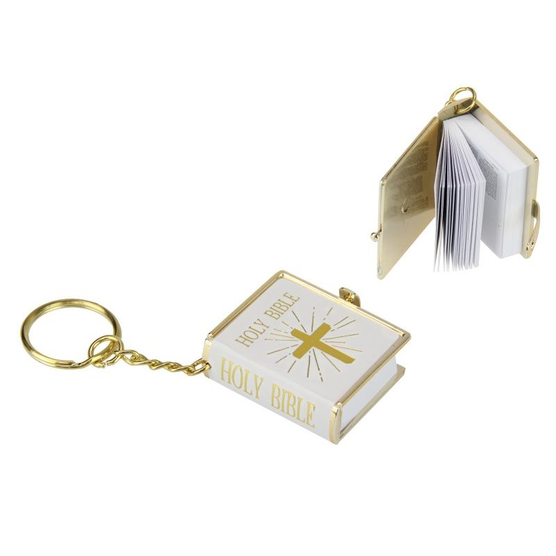 Mini Bible Key Ring 4x3cm SKU KRBIBLE - Dollars and Sense