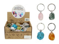 Tumbled Gemstone Keyring – 3 × 4cm