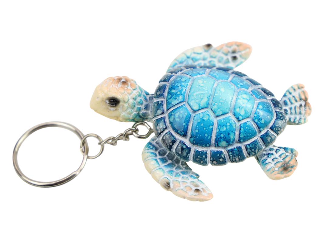 Marble Turtle Key Ring 3 Assorted – 7cm