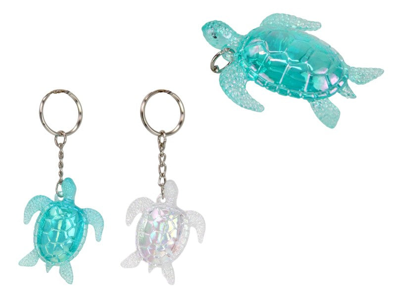 Acrylic Turtle Keyring 2 Assorted