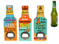 Beer Magnet/Bottle Opener 3 Assorted – 16cm