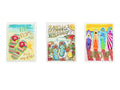 Beach with Gold Wording Magnets 3 Assorted – 6 × 8cm