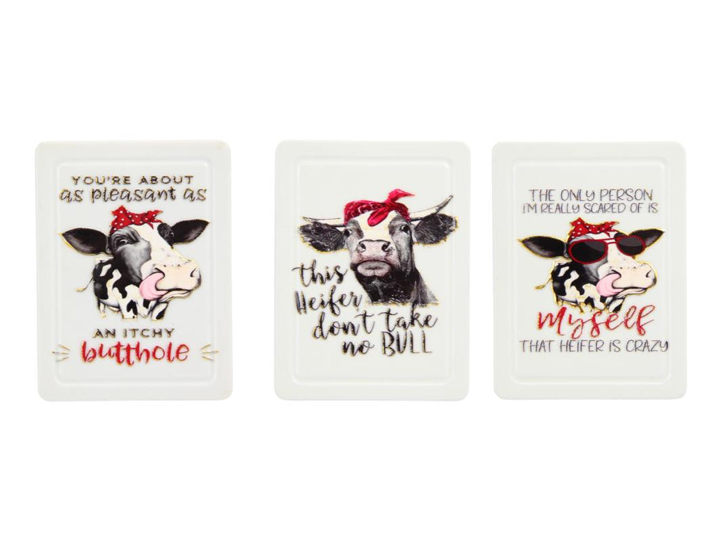 Cow Funny Sayings Magnet – 6 × 8cm
