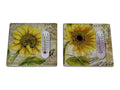 Sunflower Magnet with Thermometer – 7.5 × 7.5cm