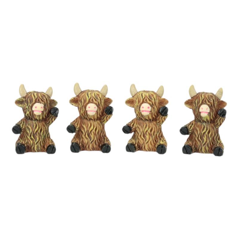 Miniature Highland Cow 4cm