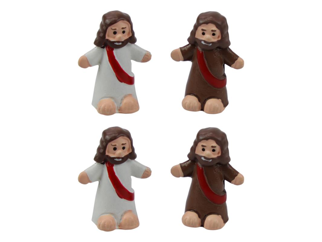 Miniature Jesus With Robe - Assorted