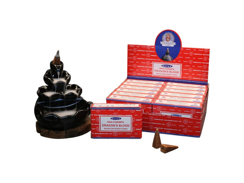 Satya Dragon's Blood Backflow Cones