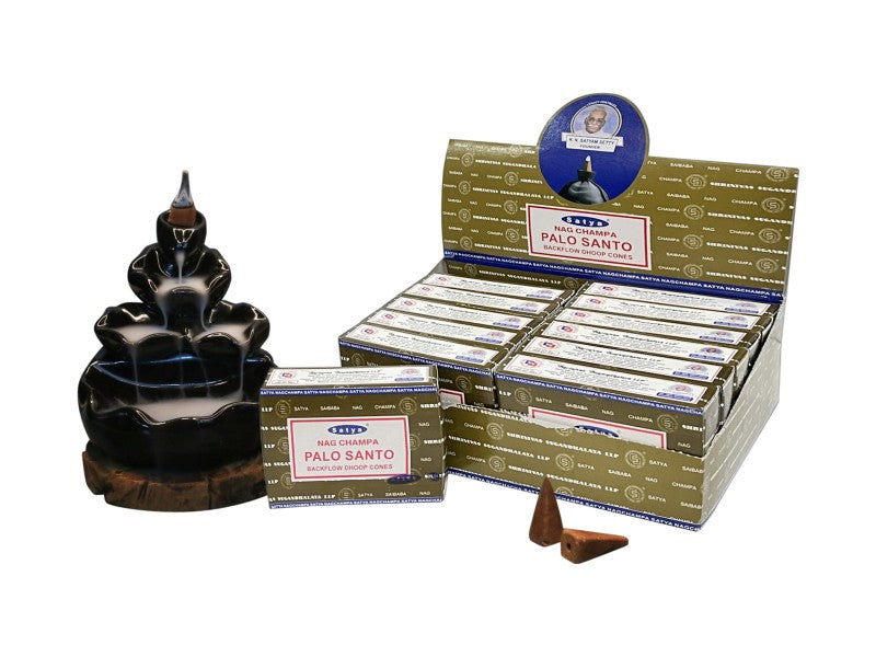 Satya Palo Santo Backflow Cones