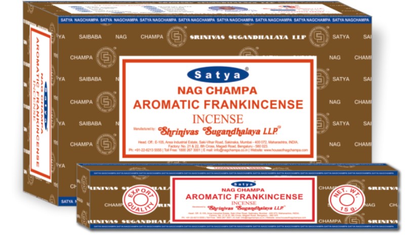 Satya Frankincense Incense – 15 grams