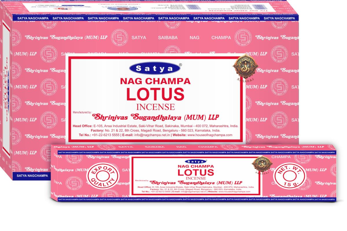 Satya "Lotus" Incense – 15 grams