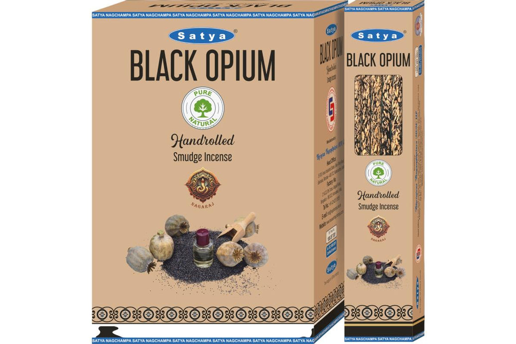 Satya Smudge Black Opium Incense Sticks
