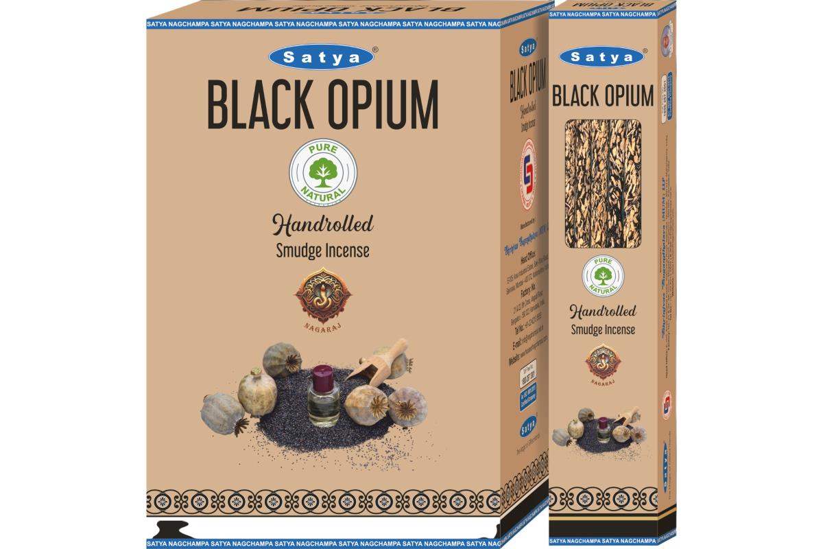 Satya Smudge Black Opium Incense Sticks
