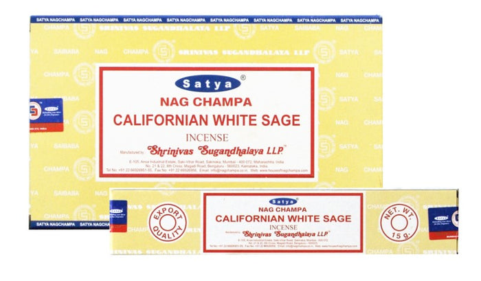 Satya California White Sage Incense – 15g