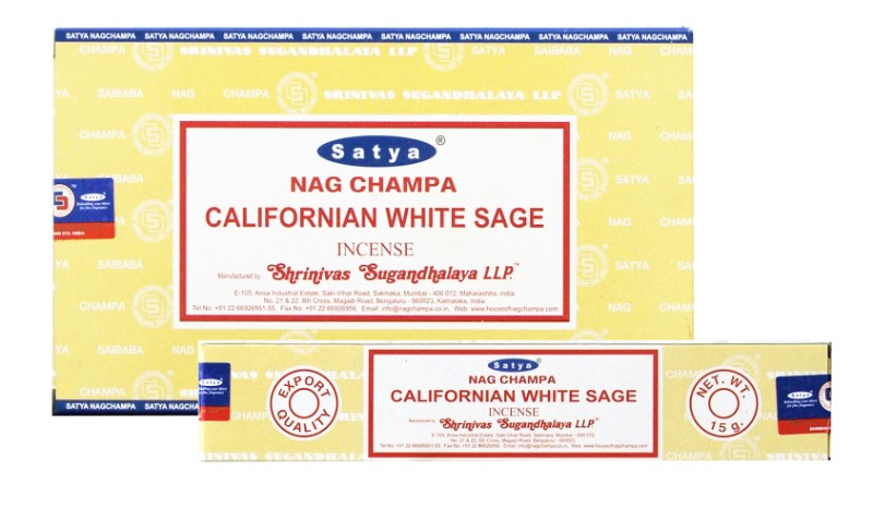 Satya California White Sage Incense – 15g