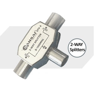 1m - 2F TV Double Adaptor - Price Busters Variety