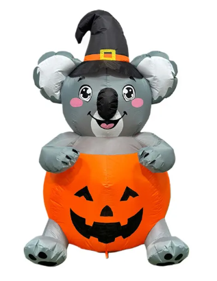 Inflatable Halloween Koala Pumpkin 120cm