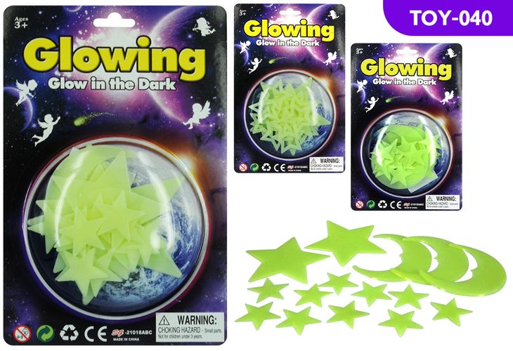 15 Piece Space Glow in the Dark