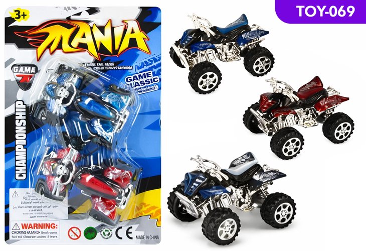 2 Piece Beach Motor Bikes - 8 cm