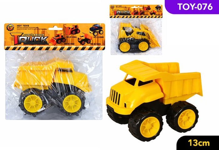 1 Piece Construction Truck - 13 cm