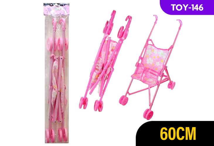 1 Piece Plastic Toy Stroller - 60 cm