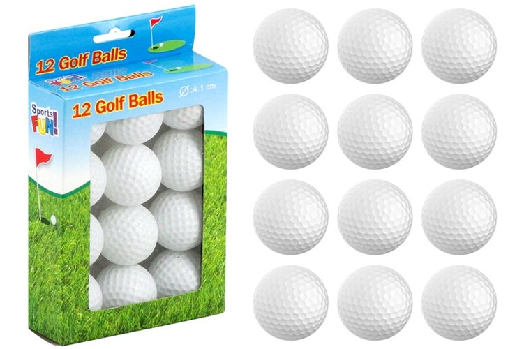 12 Piece Plastic Golf Balls