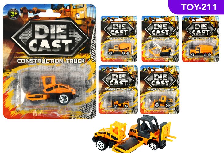 1 Piece Die Cast Construction Trucks
