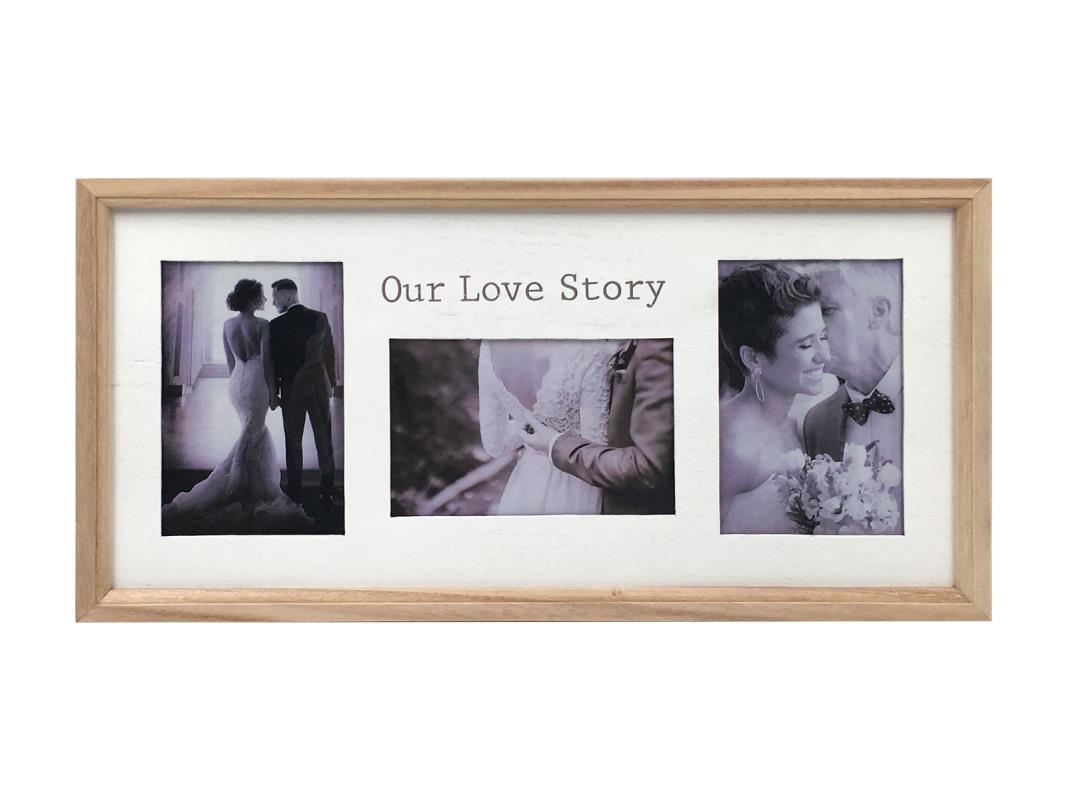 Love Story Photo Frame – 44 × 22cm