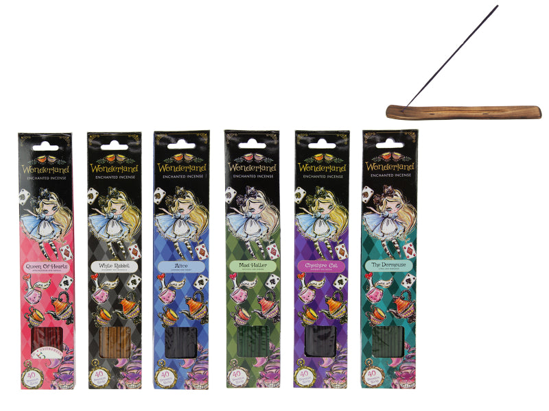 Wonderland Incense Sticks with Holder 6 Assorted